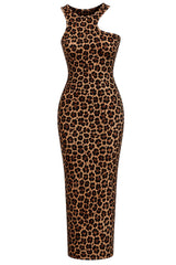 One shoulder maxi dress