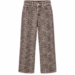 Leopard denim