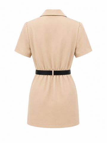 Beige elegant dress