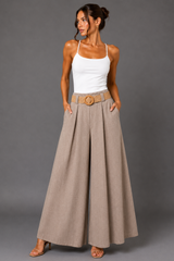 Beige breeze pant