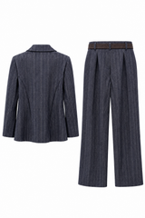 Σετ ριγέ blue-jean