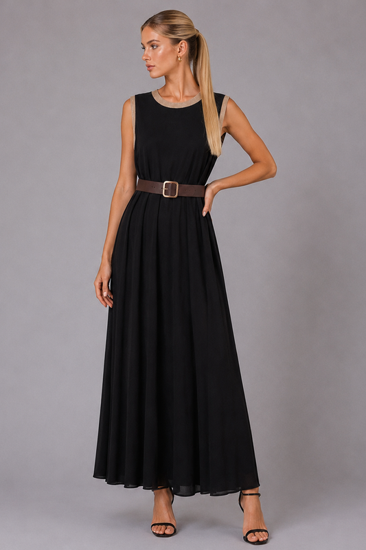 Noir maxi dress