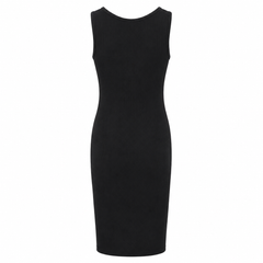 Midi black dress