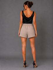Beige muse skort