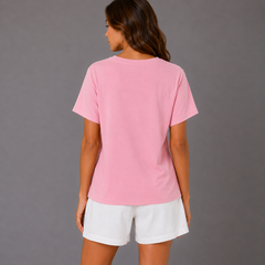 Powder pink top