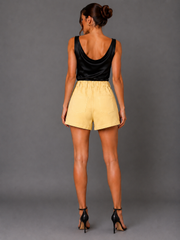 Yellow muse skort