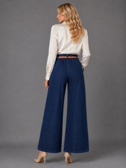 Dark wash denim
