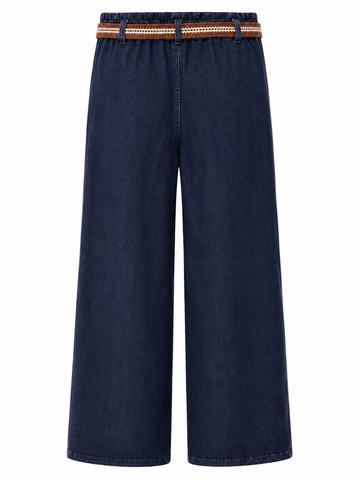Dark wash denim