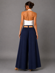 Navy blue breeze pant