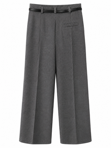 Gray flow pant