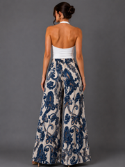 Boho blue pant