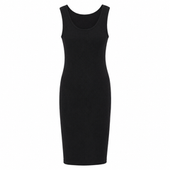 Midi black dress