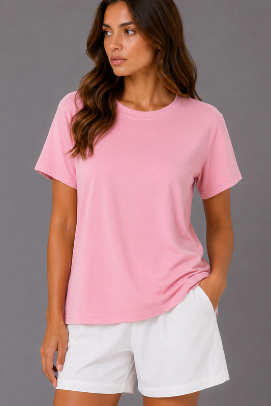 Powder pink top