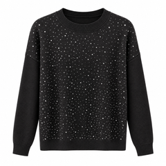 Μαύρη strass elastic