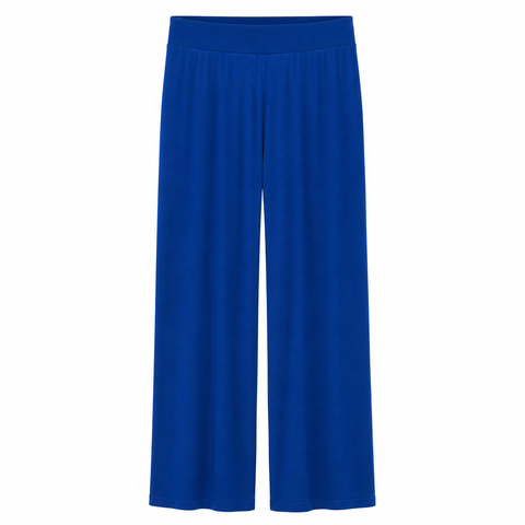 Blue rayon pant